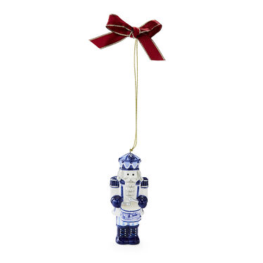 Blue Italian Nutcracker Ornament